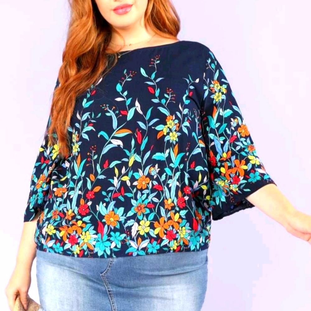 Botanical Print Blouse